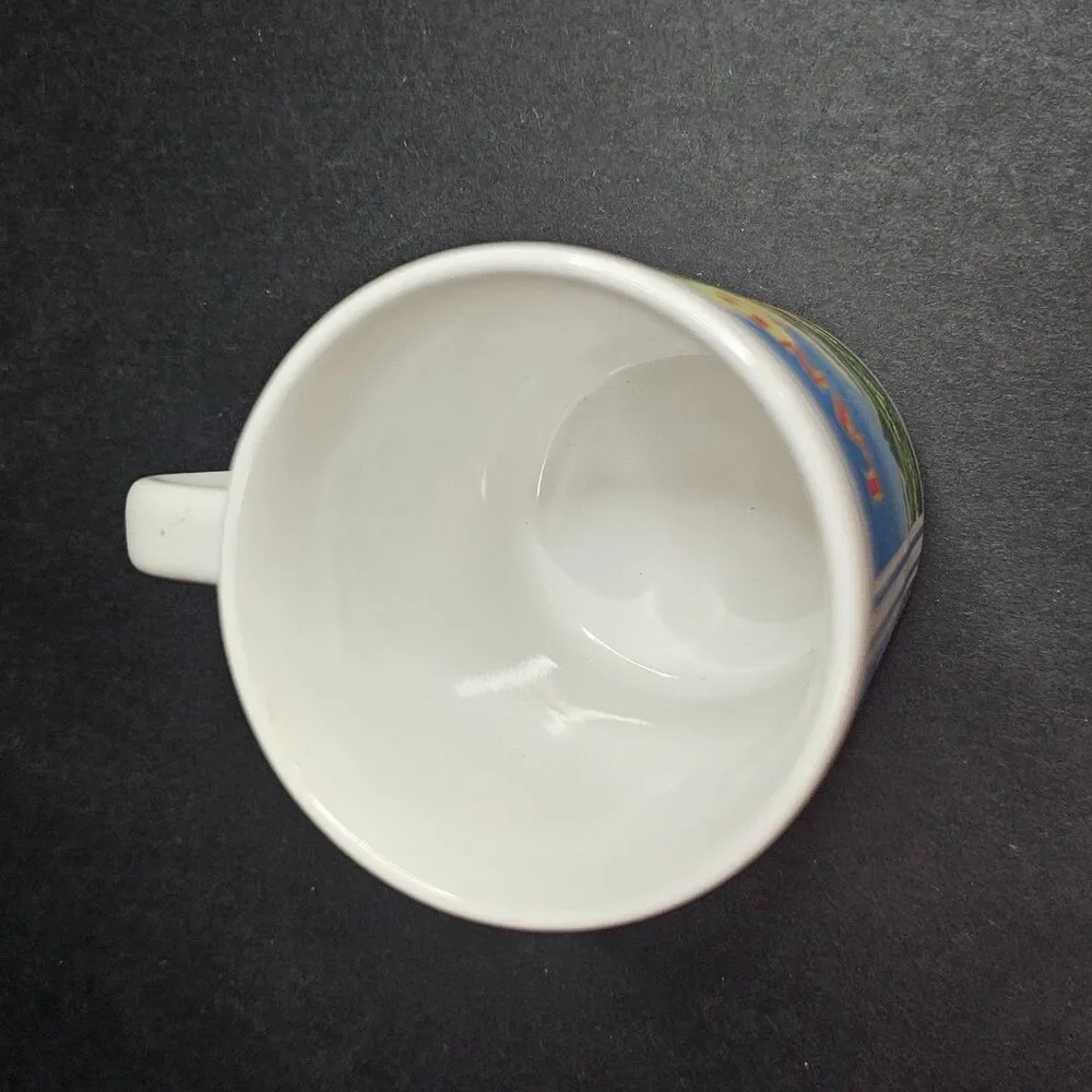 Vtg Land O'Lakes Butter Coffee Mug Retired Native American Indian Logo Shafford
